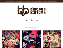 Tablet Screenshot of birdcagebottombooks.com